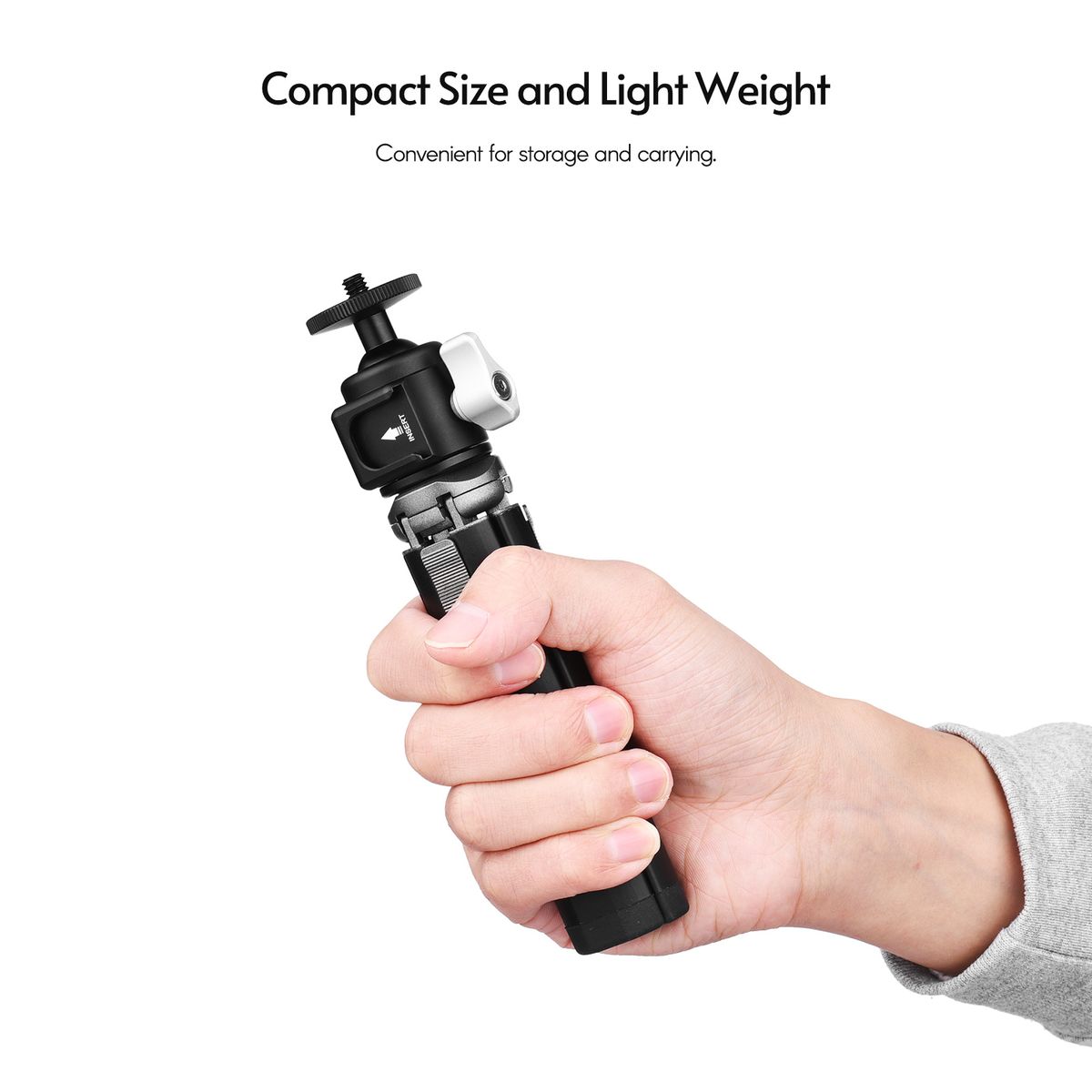 Mini Tripod Stand Sturdy Aluminum Alloy Tripod With Ball