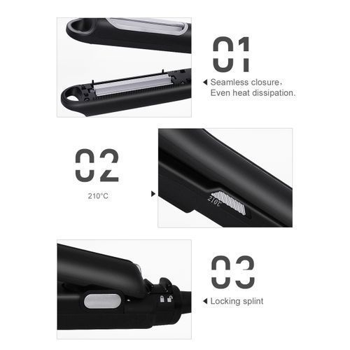 625-Black Quick Turn Corn Hot Clip Board Professional Corn Hot Splint Hair Styling Tool For Women