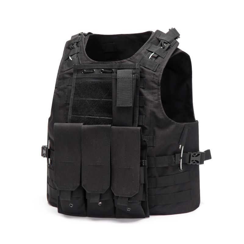 For Airsoft  Molle Ault Plate Carrier  CS Outdoor Clothing Hunting Vest-Black