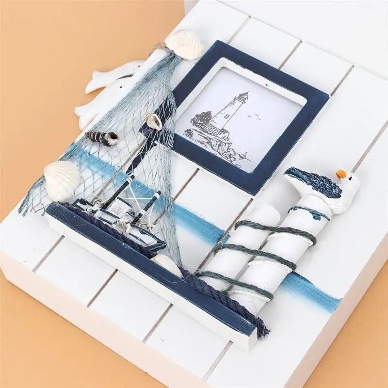 Hot Sale Mediterranean House Key Storage Holder Case Wall Mounted Wooden Storage Box