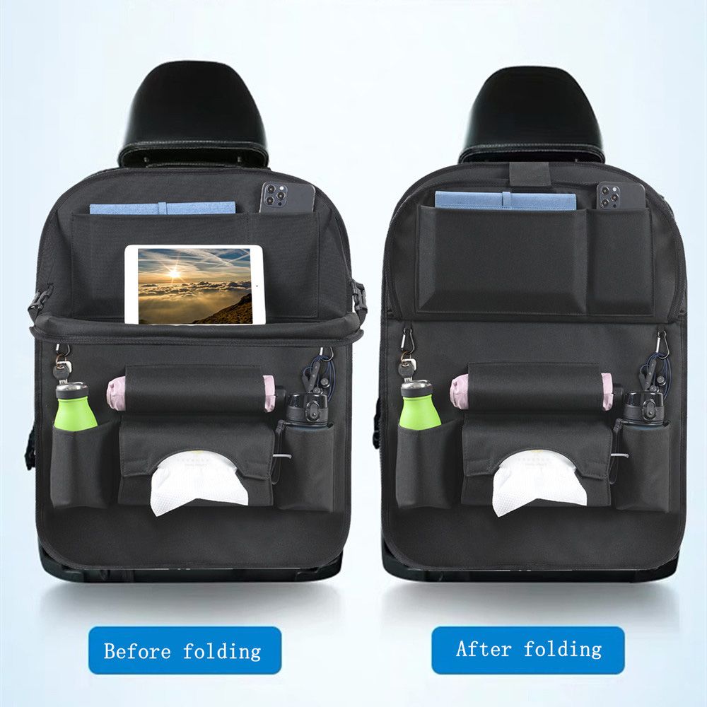 Multifunctional Car Backseat Organizer Foldable Kick Mats