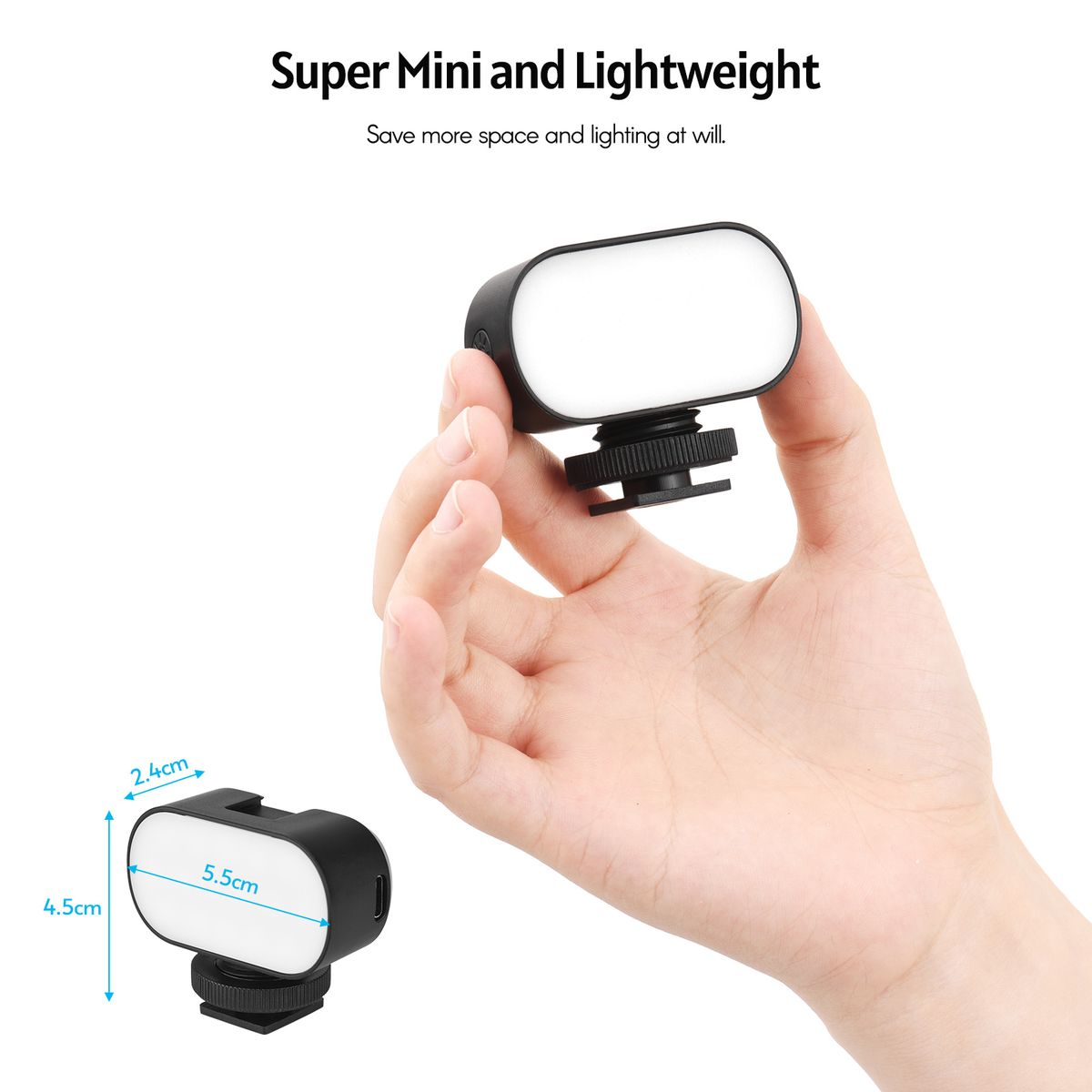 ST15RGB Mini LED Video Light RGB Vlog Fill Light 7