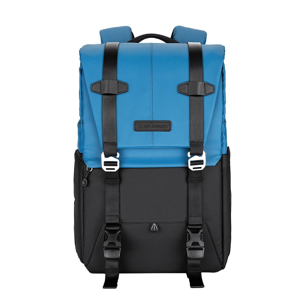 K&F CONCEPT Fashion Camera Backpack Waterproof Camera Bag 20L Large Capacity Camera Case with 15.6 Inch Laptop Compartment Tripod Holder Rain Cover for Women Men Photographers