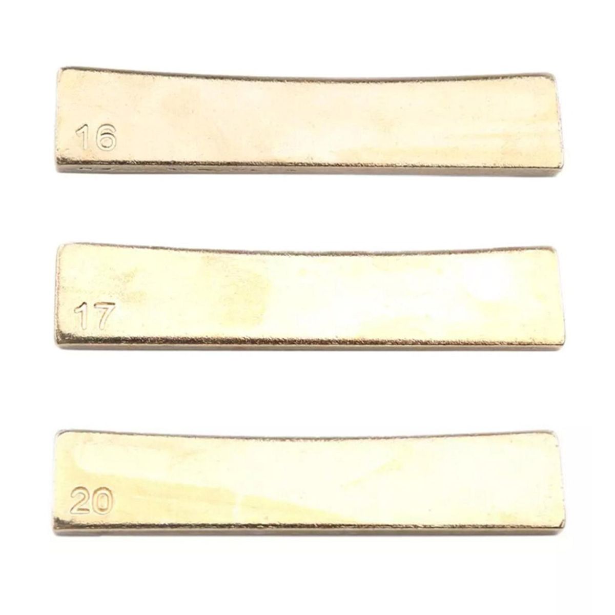 9Pcs Guitar Brass Radian Fret Inserts 7.25/9.5/10/12/14/15/16/17/20 Radius Fingerboard Fret Press Caul Insert for Acoustic/Electric Guitar Electric Bass