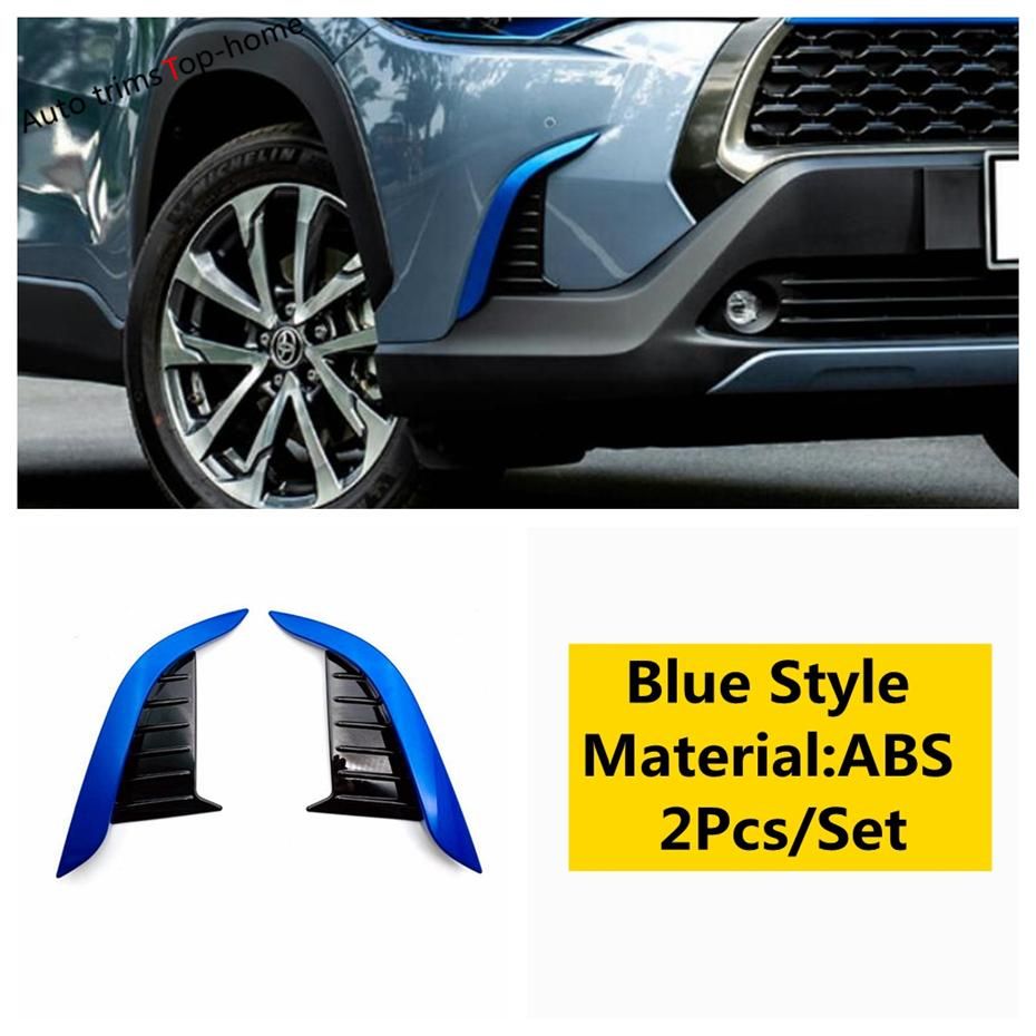 Rear Front Fog Lights Lamps Bezel Decoration Frame Cover Trim Fit For Toyota Corolla Cross 2021 - 2023 Exterior Accessories