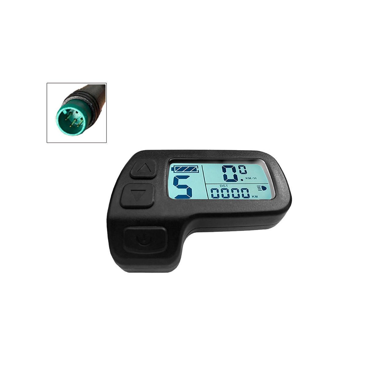 Ebike Display KT-LCD11 Mini Display 24V 36V 48V Waterproof Plug Electric Bike Display for Kunteng Controller Ebike Panel