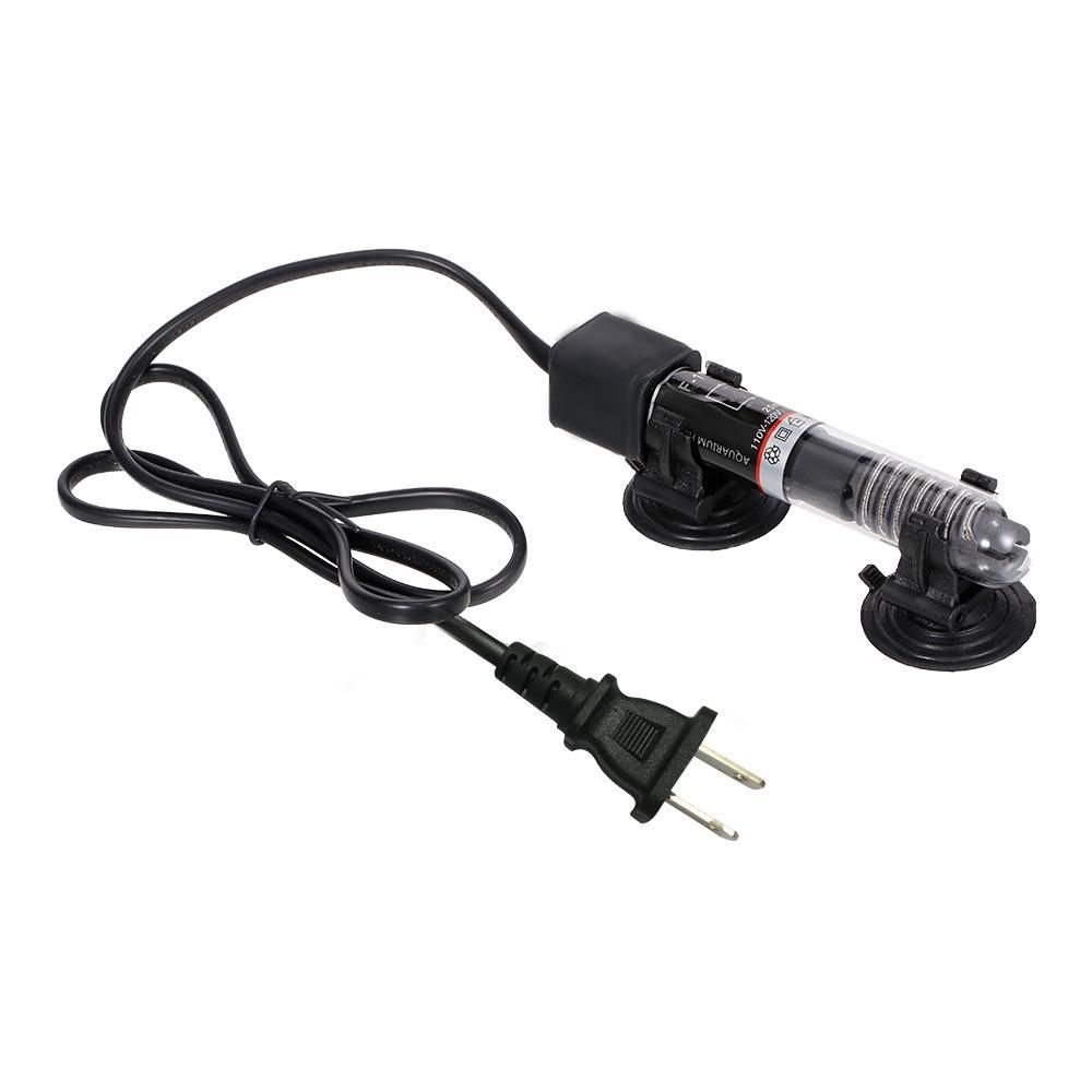 Mini Aquarium Heater Submersible Auto Thermostat Heater Fish Tank Water Heater Quartz Tube with Suction Cups