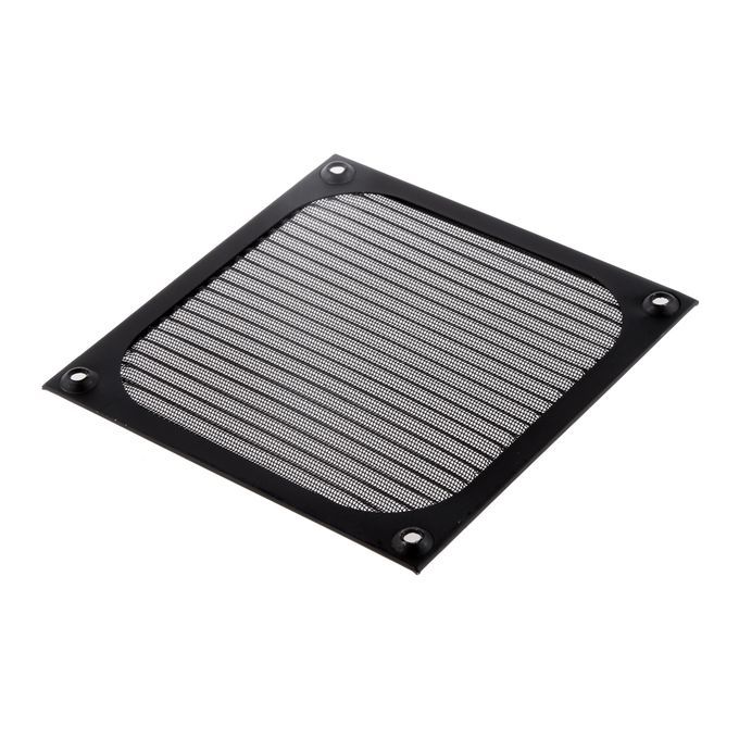 3x Aluminum Alloy Fan Filter Dust Guard Cover For PC Case Fan Black