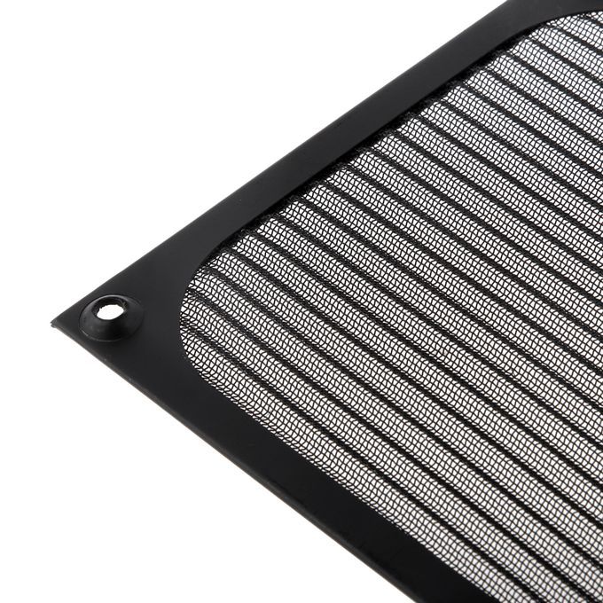 3x Aluminum Alloy Fan Filter Dust Guard Cover For PC Case Fan Black
