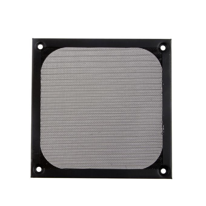3x Aluminum Alloy Fan Filter Dust Guard Cover For PC Case Fan Black