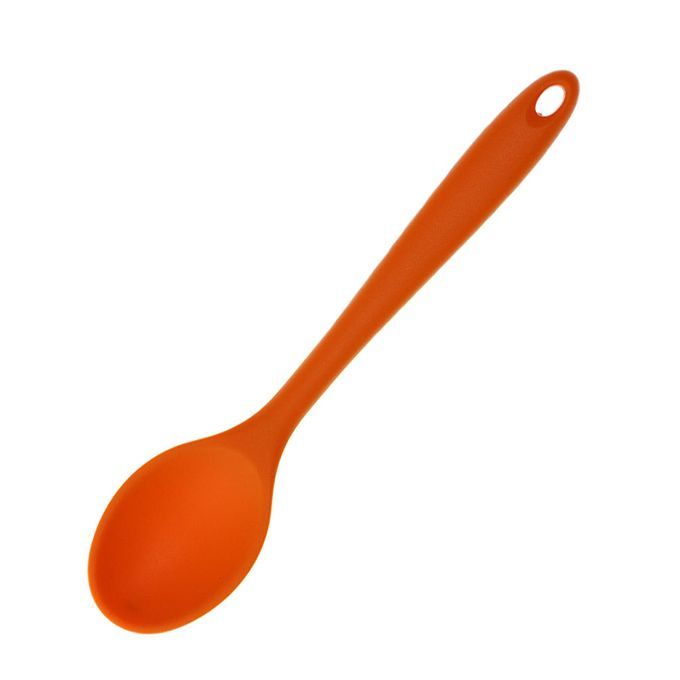 Silicone Ladle Soup Spoon Nonstick Cooking Accs Kitchen Orange
