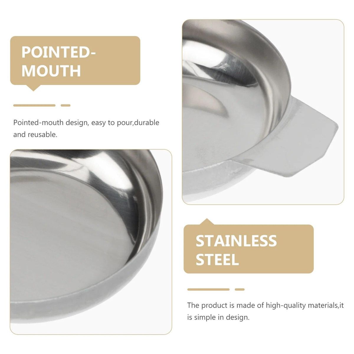 2 Pcs Stainless Steel Serving Tray Weighing Pan Kitchen Supply Dish Steelyard Home Food Scale Digital For