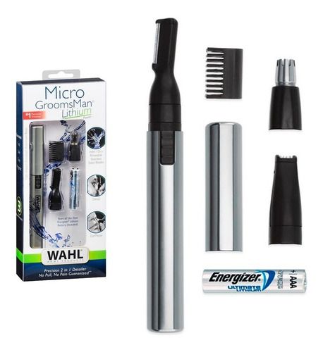 Micro Groomsman Personal Pen Trimmer & Detailer For Eyebrows, Neckline, Nose, Ears.