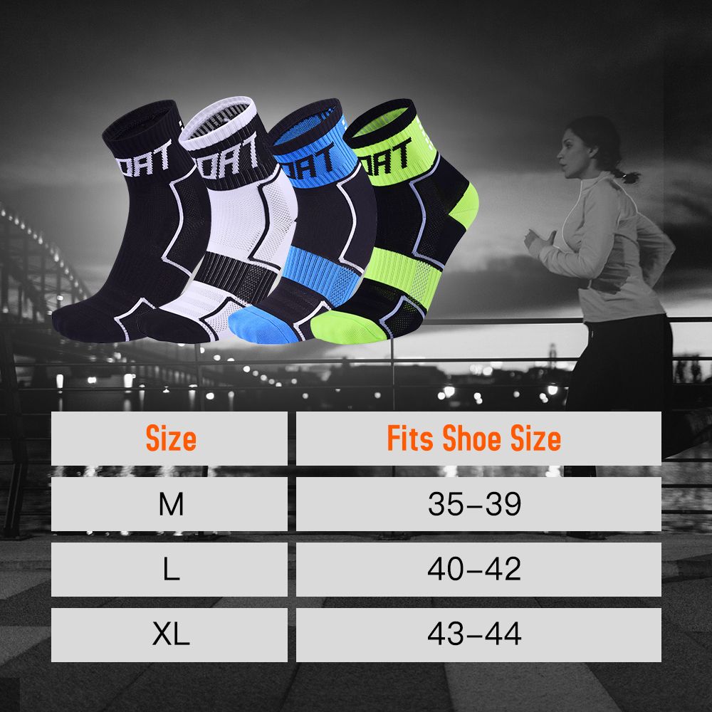 Reflective Cycling Socks High-Visibility Breathable