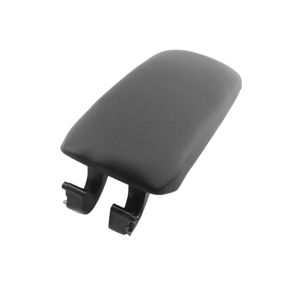 8P0864245P Black Leather Center Console Armrest Cover Lid Replacement for Audi A3 2003-2012