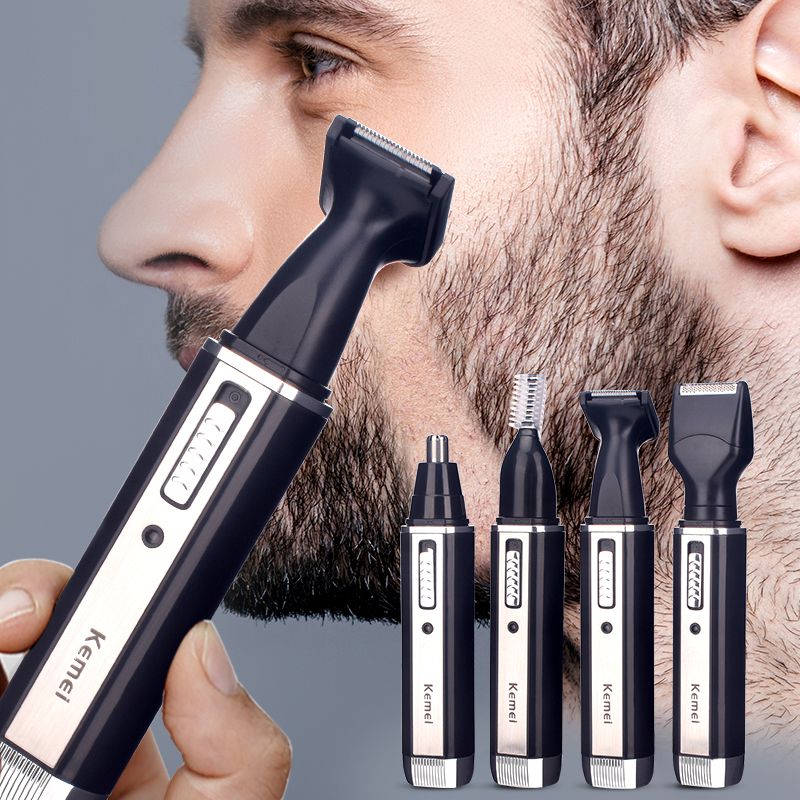 4 In 1 Rechargeable Men Electric Nose Ear Hair Trimmer