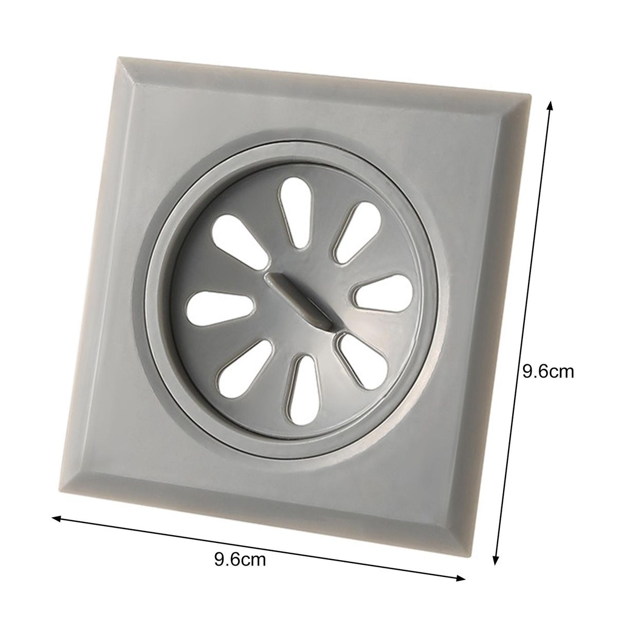 Silicone Floor Drain Rotatable Floor Drain Cover Odor-resistant Easy Light Grey