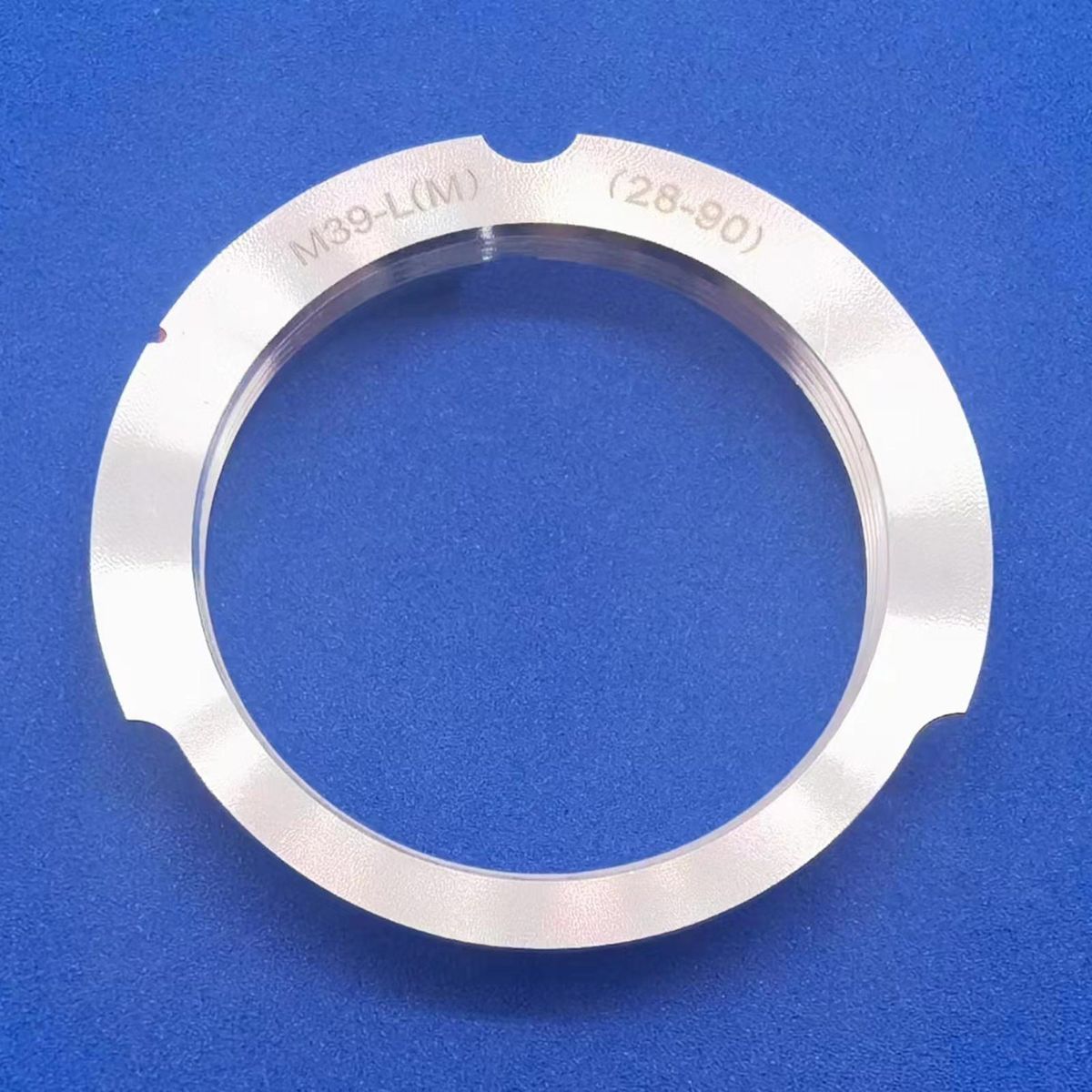 Lens Mount Adapter 28-90mm Frame Lines Lens Mount Adapter Ring Silver