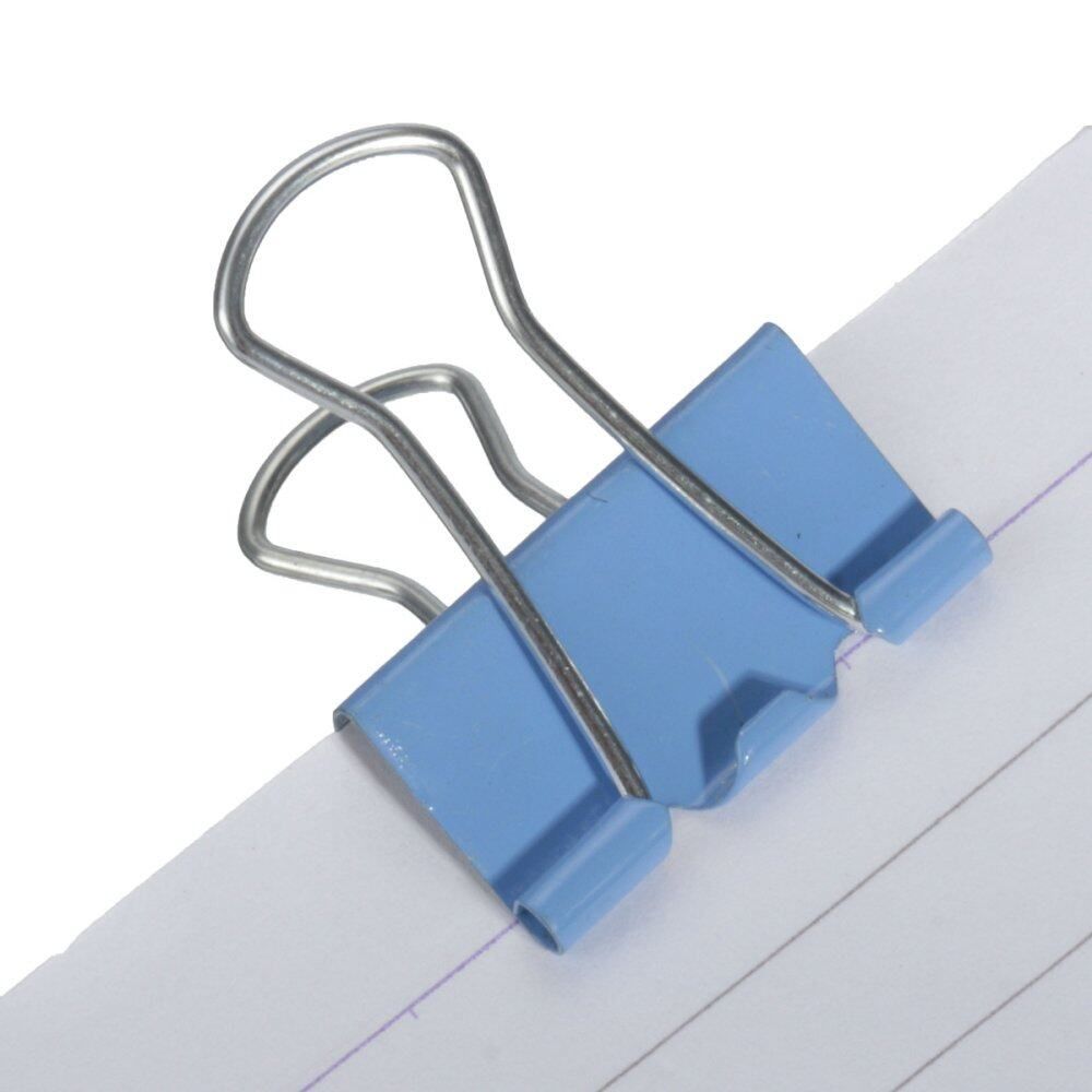 1Set 48PCS 25mm Metal Binder Clips Home Officer School File Paper Organizer New
