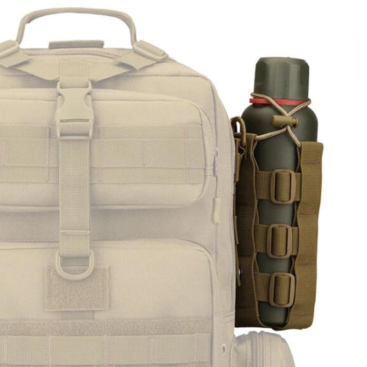 Molle Water Bottle Pouch Bag Accessories  Bronze