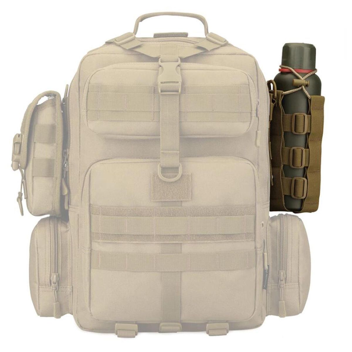 Molle Water Bottle Pouch Bag Accessories  Bronze