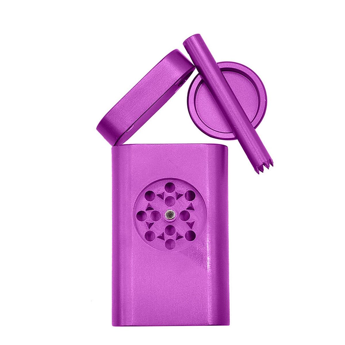 Mini Grinder with Storage Box Abrader Storage Box Purple