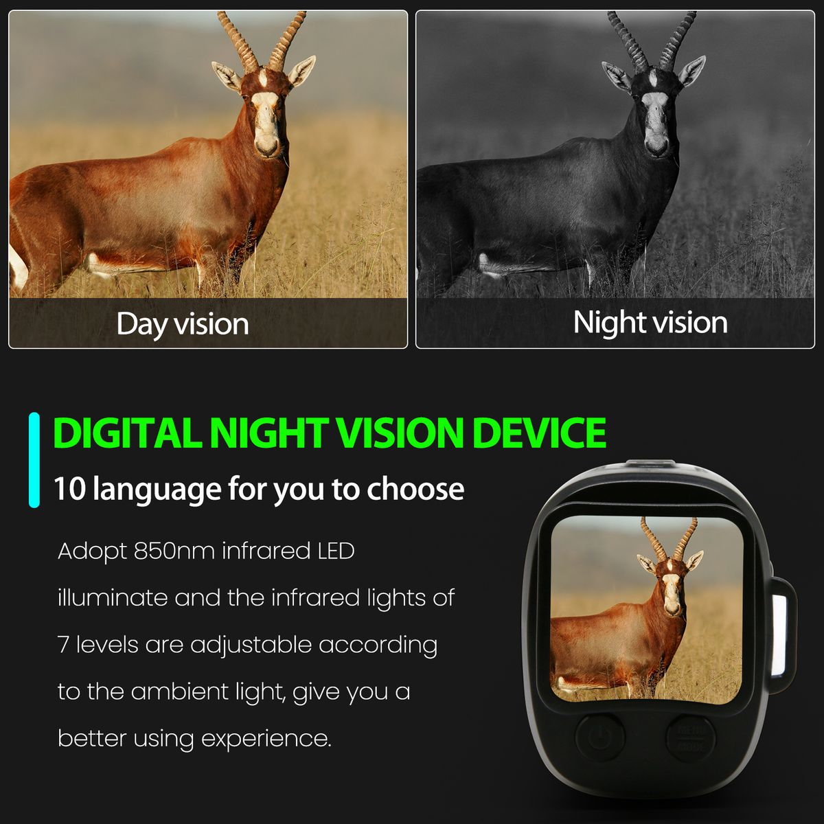 Outdoor Night Vision Device Infrared Optical Night Vision