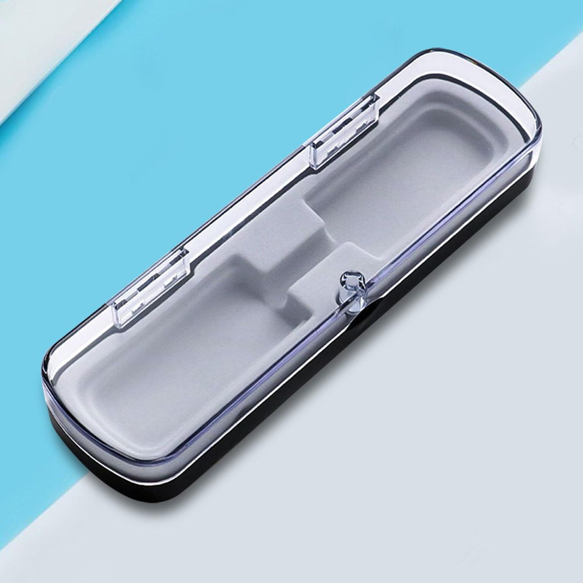 Tweezer Storage Box Lash Tweezer Case Cosmetic Gray