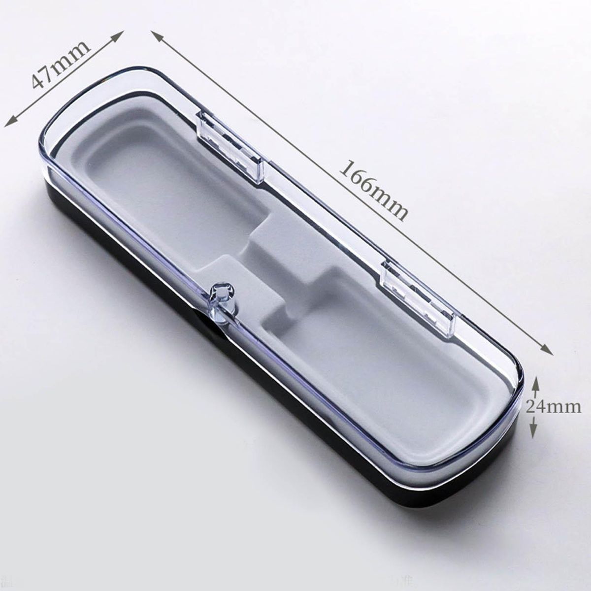 Tweezer Storage Box Lash Tweezer Case Cosmetic Gray