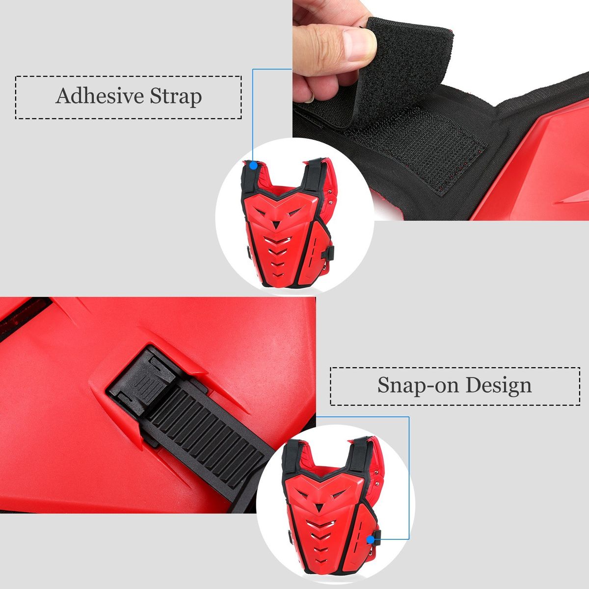 Motorcycle Armor Vest Chest Spine Back Protector Protective