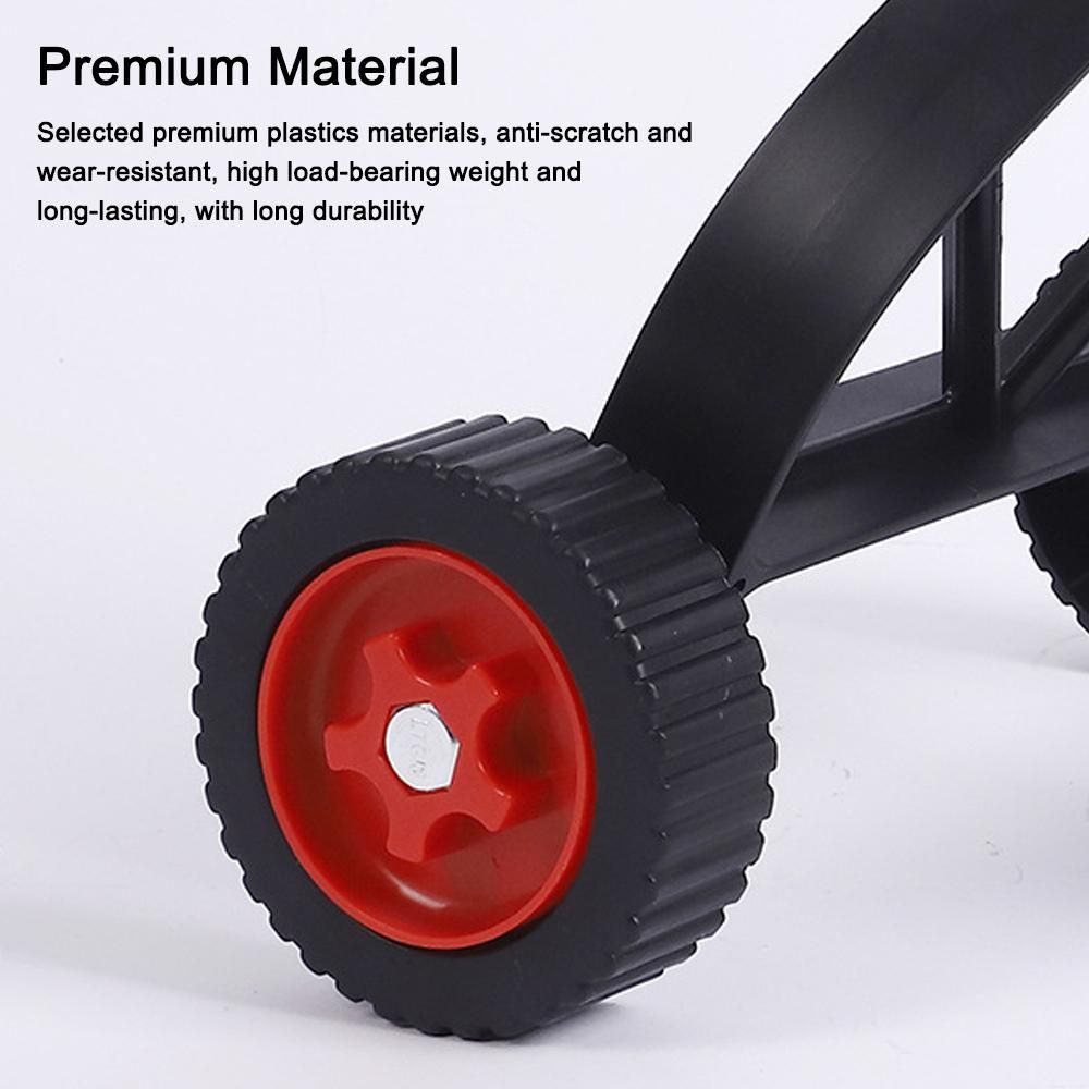Universal String Trimmer Auxiliary Wheel Practical Cordless Grass Mowing Machine Accessory 25-28mm Adjustable Grass Cutter Support Wheel