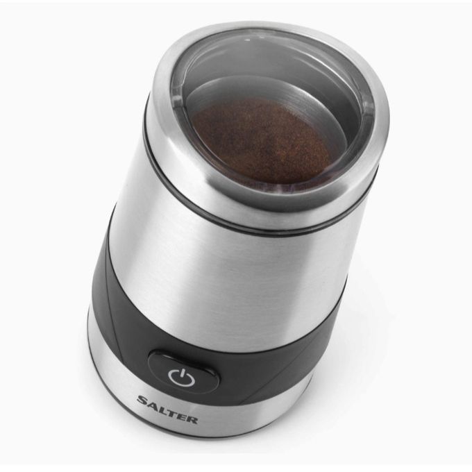 Compact Coffee & Spice Grinder With Transparent Lid