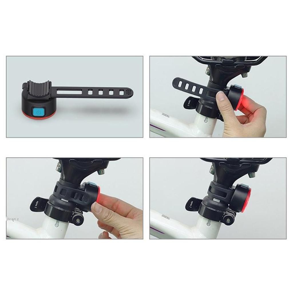 Bike Lights Back, Rechargeable  Safety Lights, Commuting/Road Red