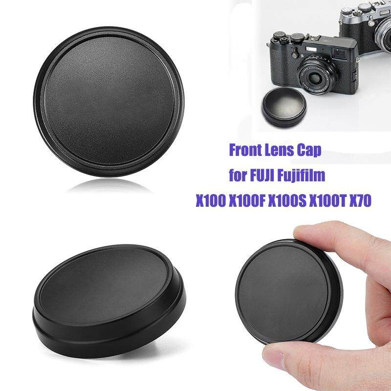 Black Metal Front Lens Cap Cover Hood Protector For FUJI Fujifilm X100 X100F X100S X100T X70
