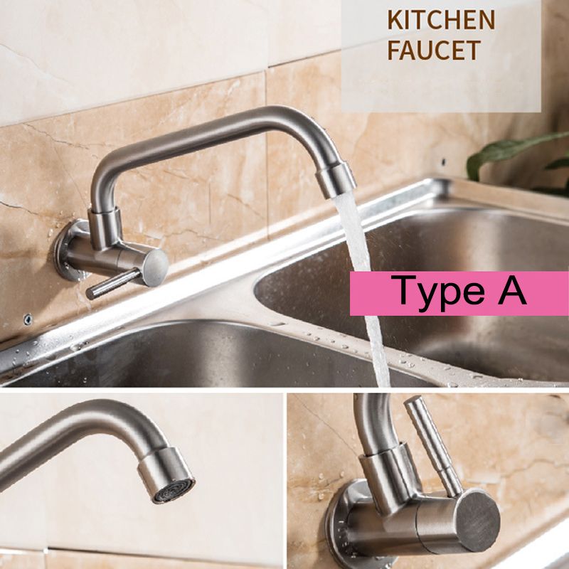 Process G12 Swivel Steel Stainless Kitchen Faucet Brushed