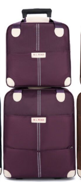 TWO Wheeler Blue Trolley Luggage Boxes