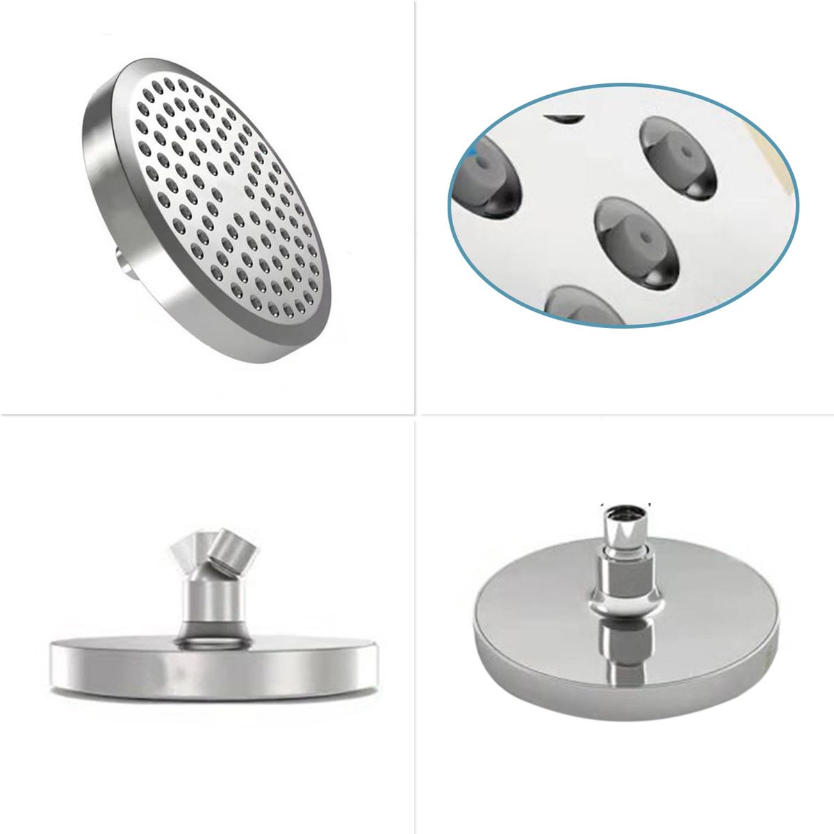 6 Inch High Pressure Shower Head G1/2 Rain Showerhead