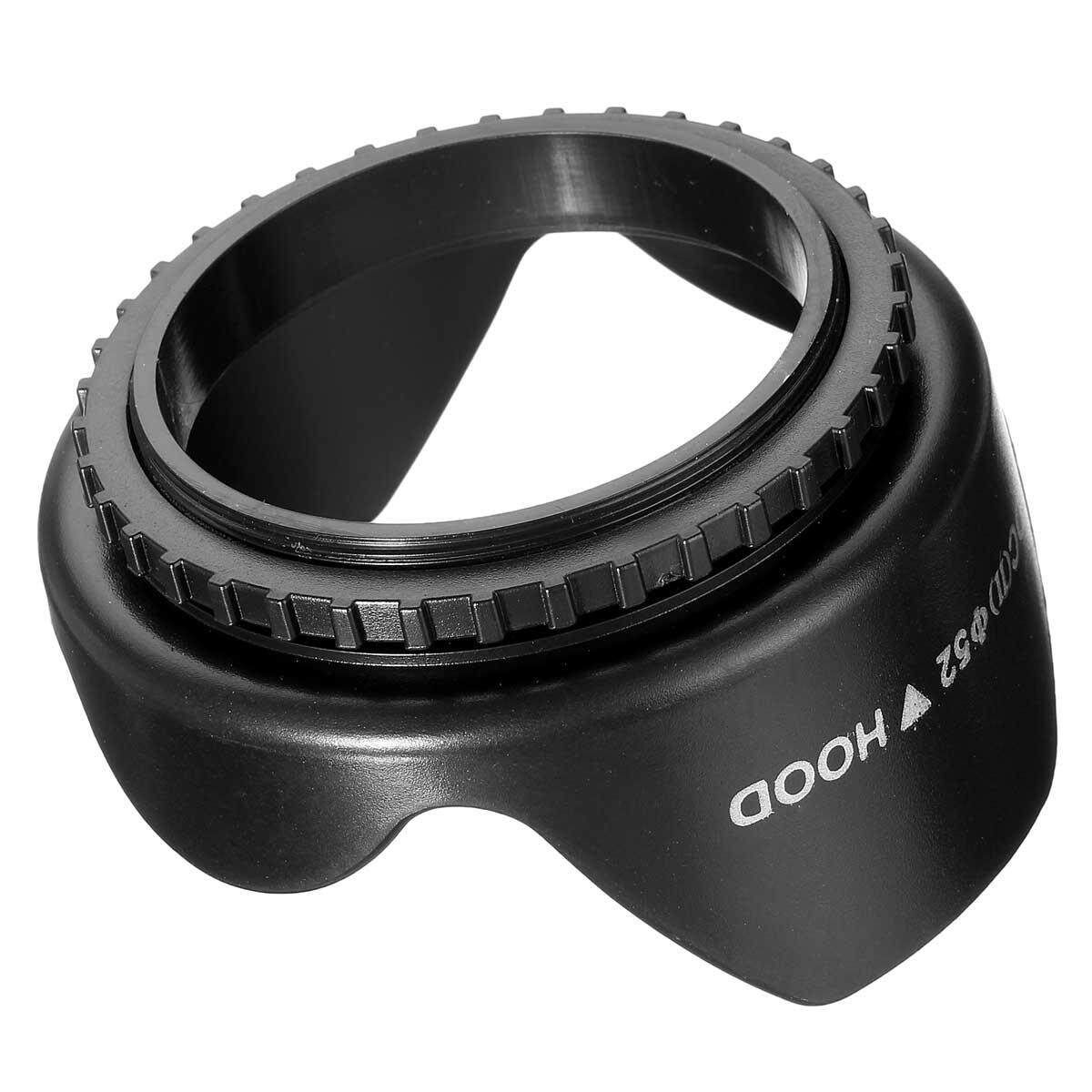 52mm Flower Lens Hood For Nikon D5200 D5100 D3100 D3200 D3000 And 18-55mm 55-200mm