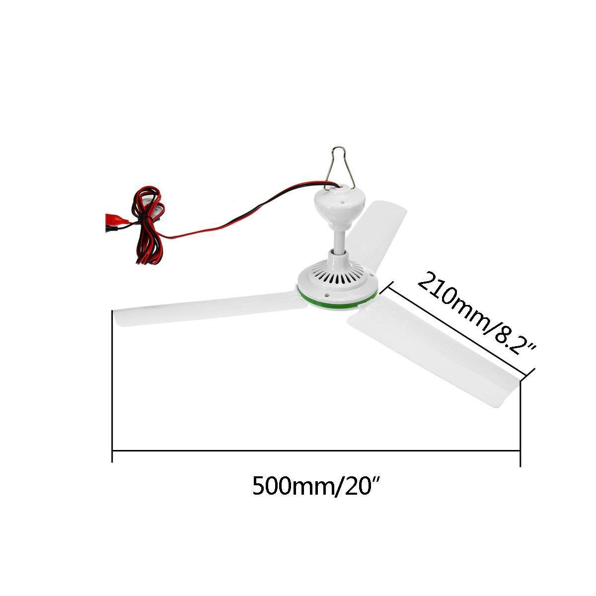 3 Ceiling Fan 12V High Quality Caravan Camping Suit For Solar Pow