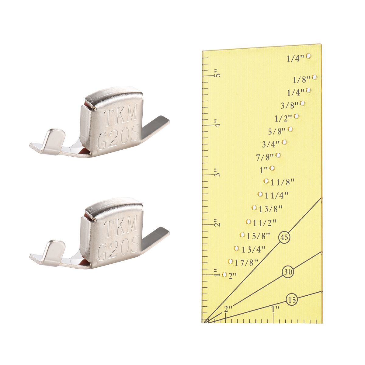 Seam Allowance Ruler And 2 Magnetic Seam Guide For Sewing