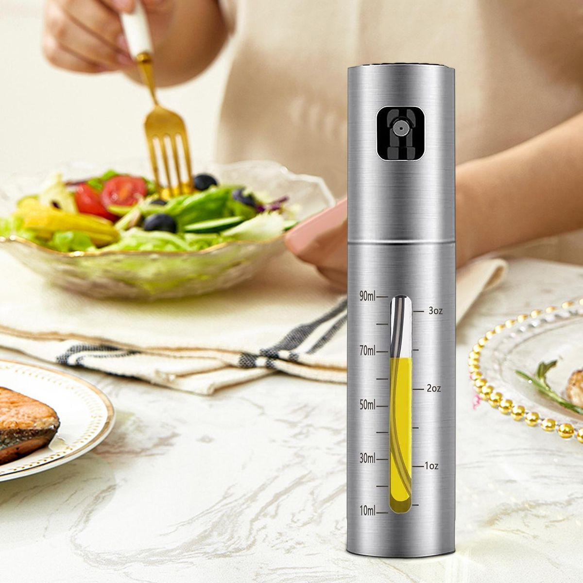 1 Set Oil Dispenser Bottle Oil Storage Bottle