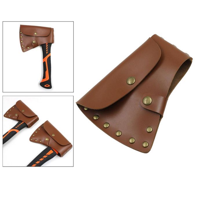 1PC Axe Holder Sheath Set Accs Hunting PU Leather Protection Kit For