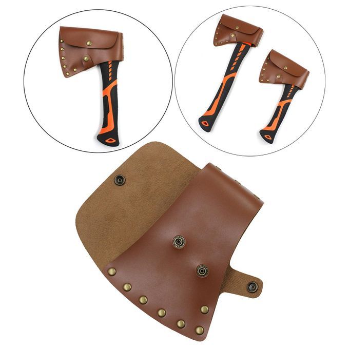 1PC Axe Holder Sheath Set Accs Hunting PU Leather Protection Kit For