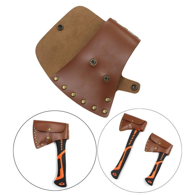 1PC Axe Holder Sheath Set Accs Hunting PU Leather Protection Kit For