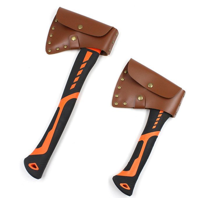 1PC Axe Holder Sheath Set Accs Hunting PU Leather Protection Kit For