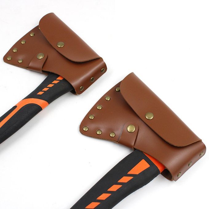 1PC Axe Holder Sheath Set Accs Hunting PU Leather Protection Kit For