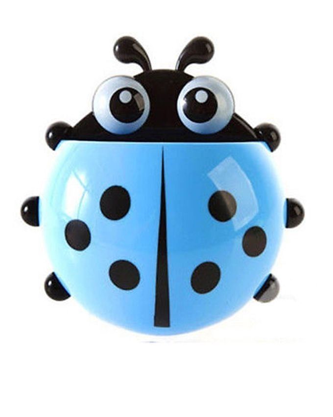 Ladybug Tooth-Brush Holder Blue