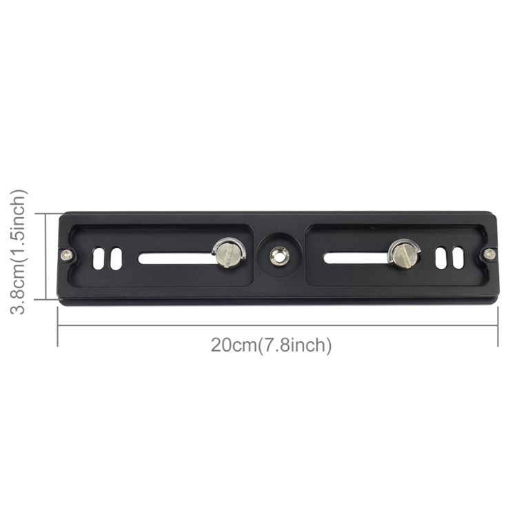 200mm Length PU-200 Aluminum-magnesium Alloy Quick Release Plate
