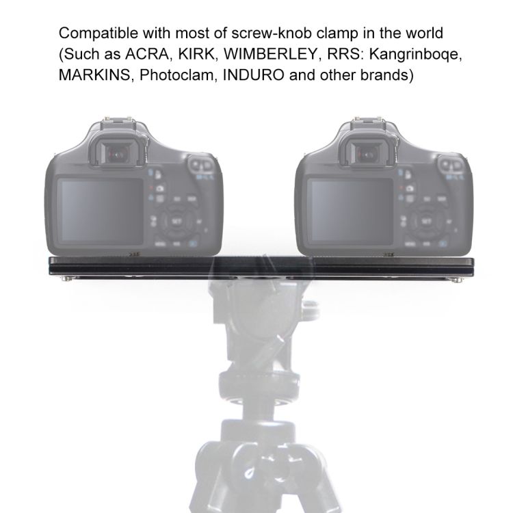 200mm Length PU-200 Aluminum-magnesium Alloy Quick Release Plate