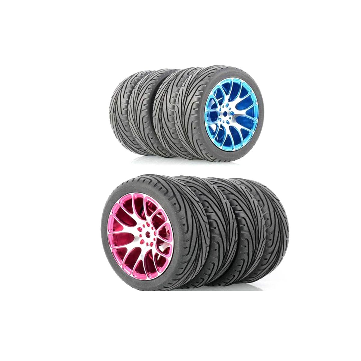 4 Pcs for 1/10 General- Flat Running Tire Wheel Hub Road